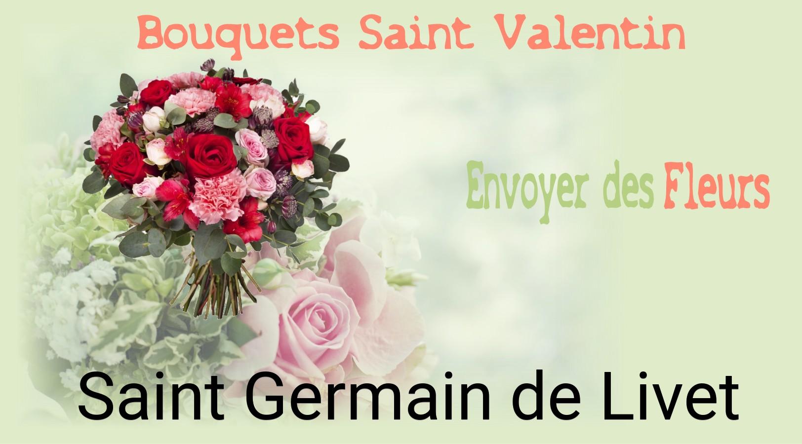 Roses de Saint-Valentin livrées à Saint-Germain-de-Livet